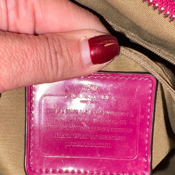 Coach leather bag. - Picture 11 of 13